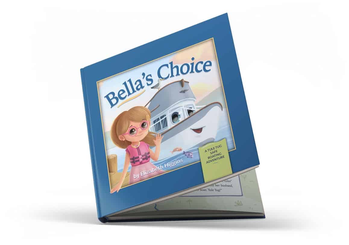 Front cover of Bella's Choice by Elizabeth Higgins, with the size of 8.5 x 8.5 inches. Illustrated by GetYourBookIllustrations.